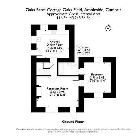 بيت للعطل 1 Oaks Farm *
